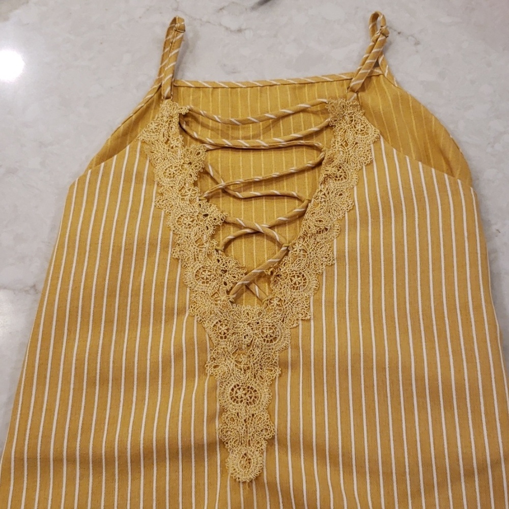 A Haper top with pretty back